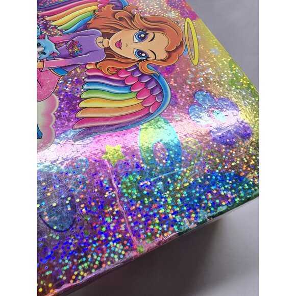 VTG Lisa frank Angel W/ Kitty Chest Organizer Jewelry Box Trinket Box Stash Box - Picture 10 of 16